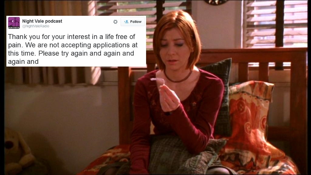 Night Vale tweet captions 05 BtVS screencaps captioned with Welcome to Night Vale tweets