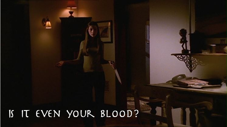 Is it even your blood?